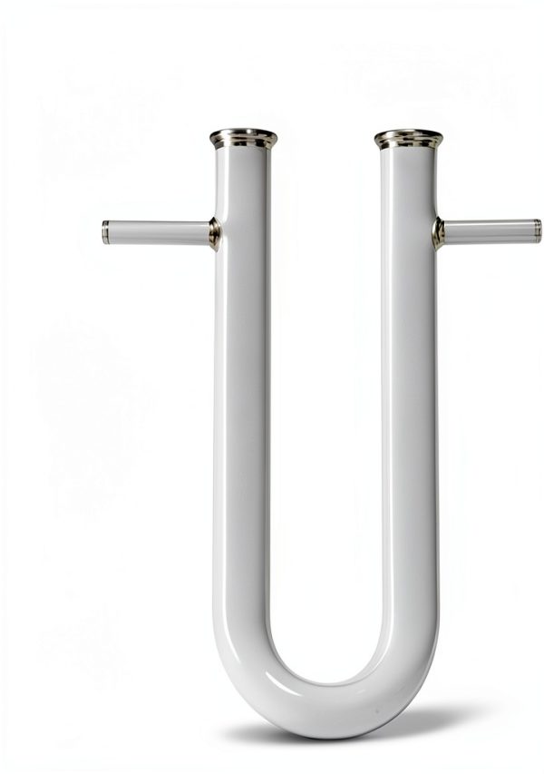 13 * 100mm Drying Tube U-Shaped Glass Tube for Air Drying, Borosilicate 3.3 Glass Heavy Duty Customizable Lab Tubes- Pack of 1 (Color : 13 * 100mm)-1