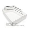 Glass Tubes Stem 6-Pack GZXD Drying Tubes 110mm Straight Curved-6