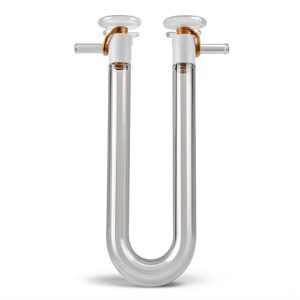 Beyondsupply-Lab U - Shaped Drying Tube with side arm stopper 150 mm new-0