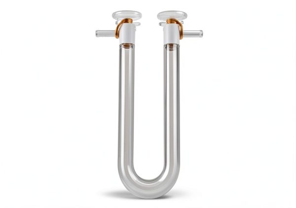 Beyondsupply-Lab U - Shaped Drying Tube with side arm stopper 150 mm new-0