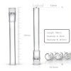 Glass Tubes Stem 6-Pack GZXD Drying Tubes 110mm Straight Curved-1