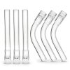 Glass Tubes Stem 6-Pack GZXD Drying Tubes 110mm Straight Curved-0