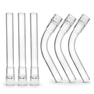 Glass Tubes Stem 6-Pack GZXD Drying Tubes 110mm Straight Curved-0