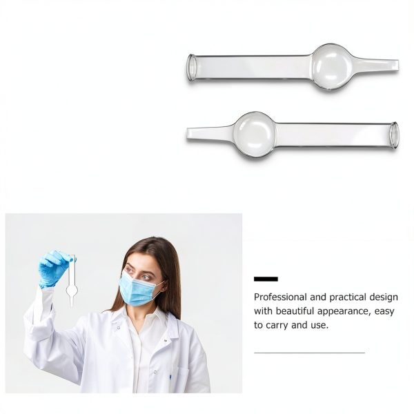 Baluue Glass Drying Tubes 5pcs for Chemistry Lab Teaching Equipment-7