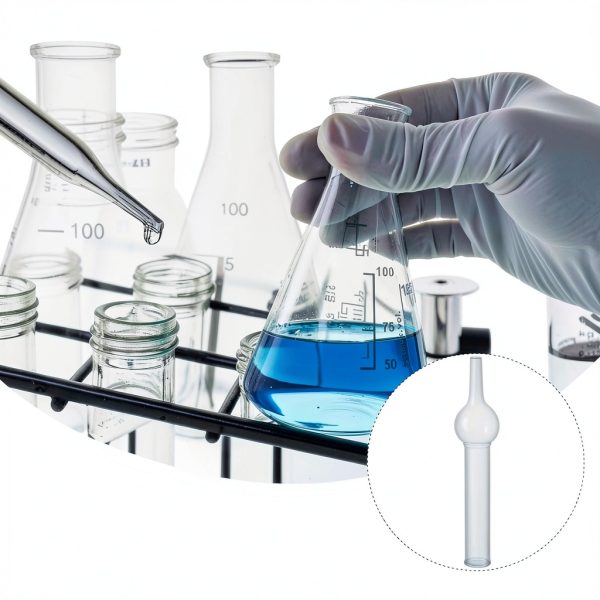 Baluue Glass Drying Tubes 5pcs for Chemistry Lab Teaching Equipment-2