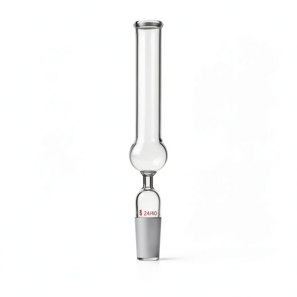 24/40 Straight Drying Glass Tube Adapter, Ground Joint, Borosilicate-0